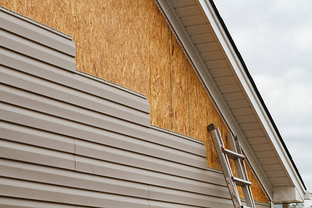 Professional Wood Siding technician working in Newington, CT